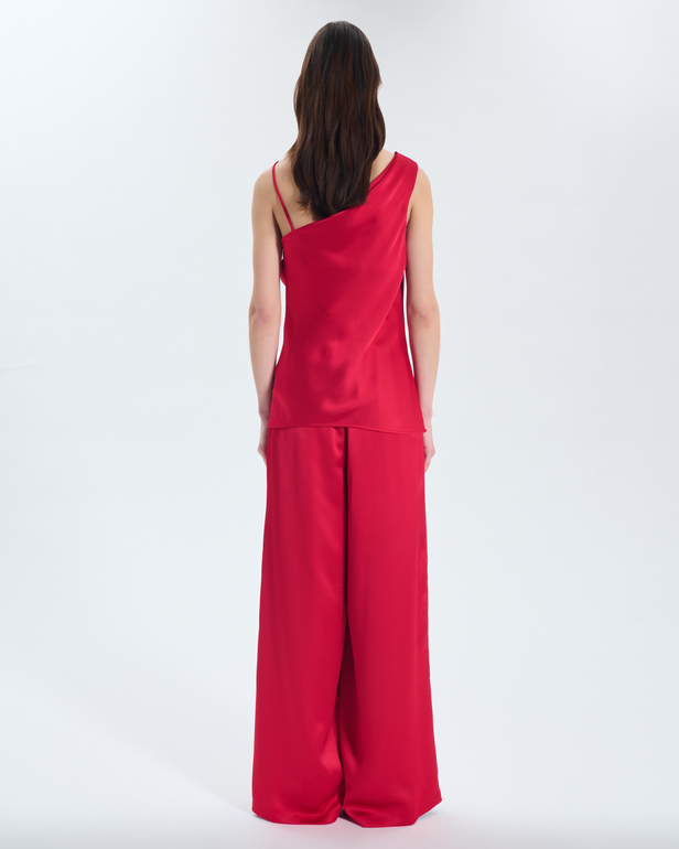 Top Tia Satin asymmetric top ZAPA