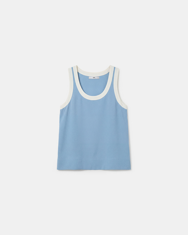 True Top Blue denim Top ZAPA