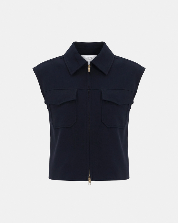 Bastien Jacket Nighttime sleeveless jacket ZAPA
