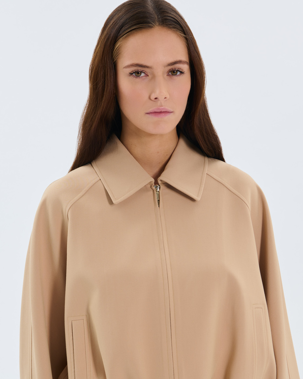 Valeria Jacket Sand-colored short jacket ZAPA