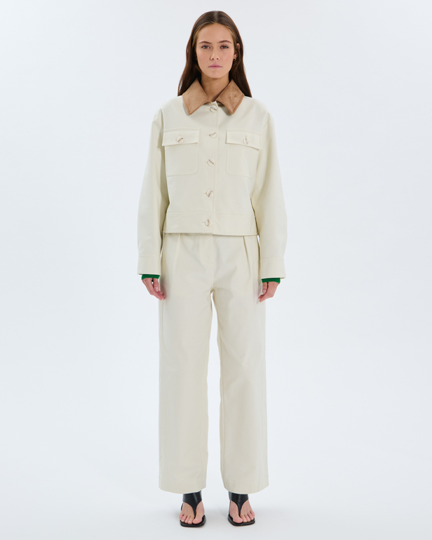Vero Jacket Ecru cotton jacket ZAPA