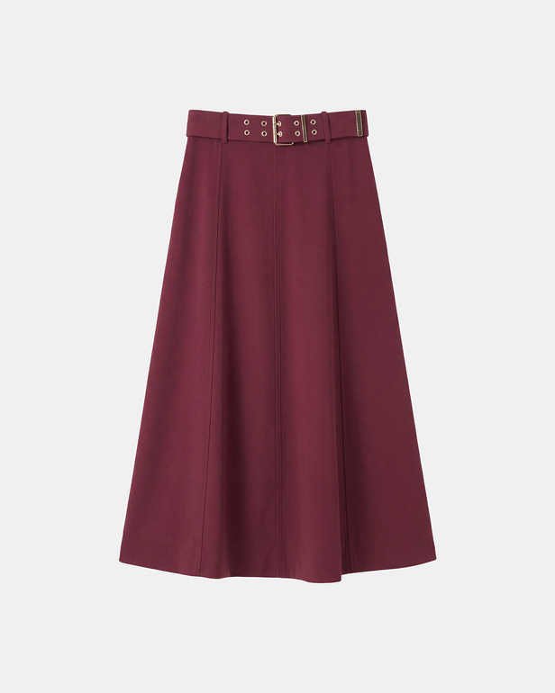 June Skirt Long wine-colored skirt ZAPA