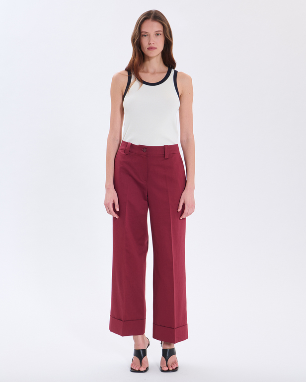Parly Pants Pants burgundy ZAPA