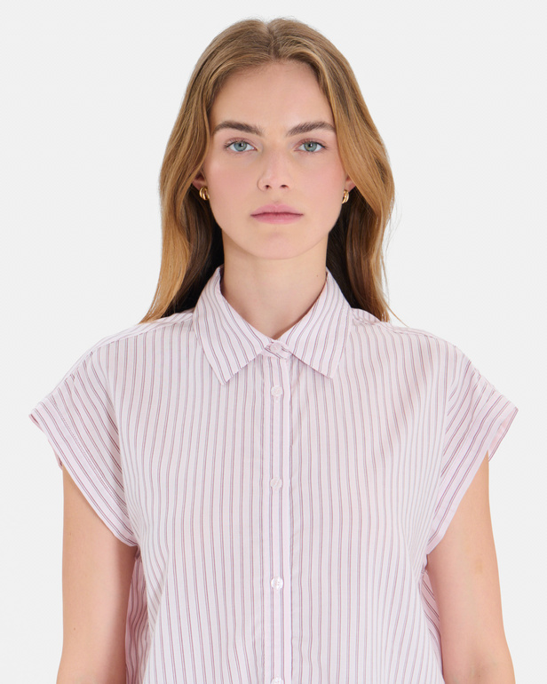 Corea Shirt Striped sleeveless shirt ZAPA