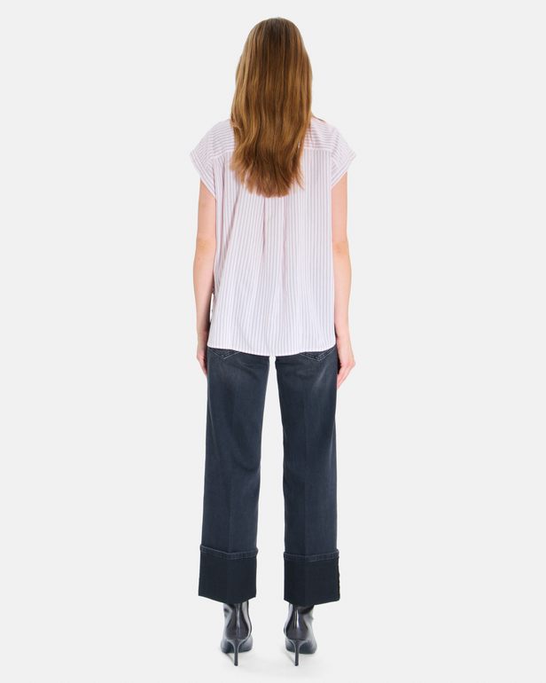 Corea Shirt Striped sleeveless shirt ZAPA