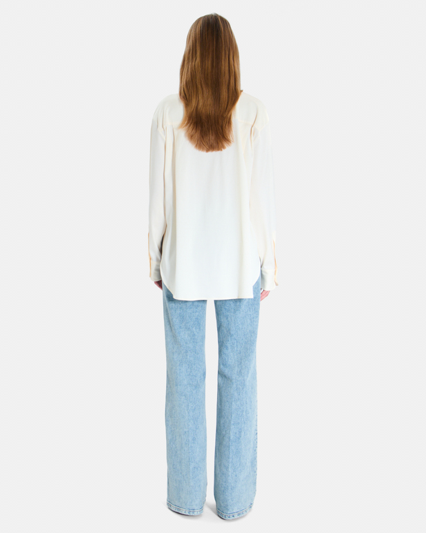 Corentin shirt Cream long-sleeved shirt ZAPA