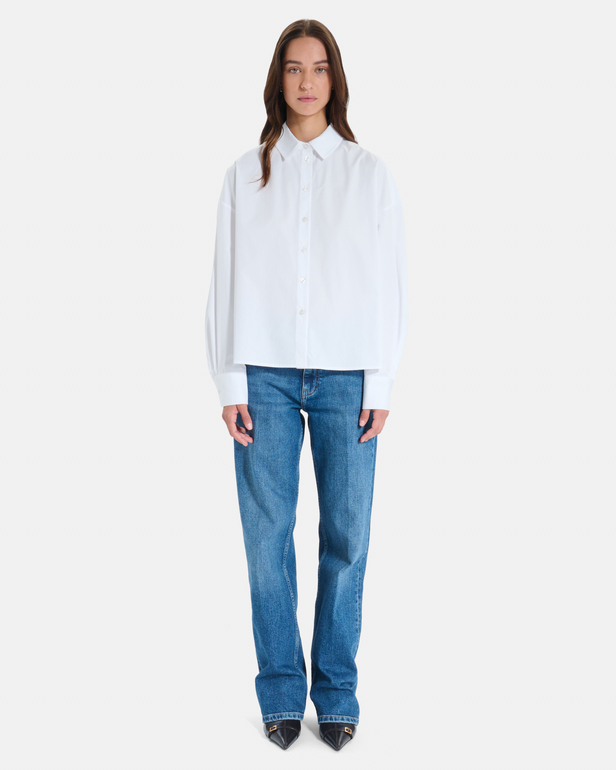 Colette shirt Classic white long-sleeved shirt ZAPA