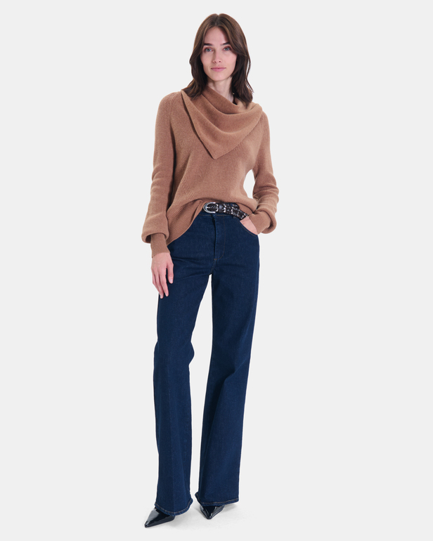 Elly scarf Camel wool scarf ZAPA
