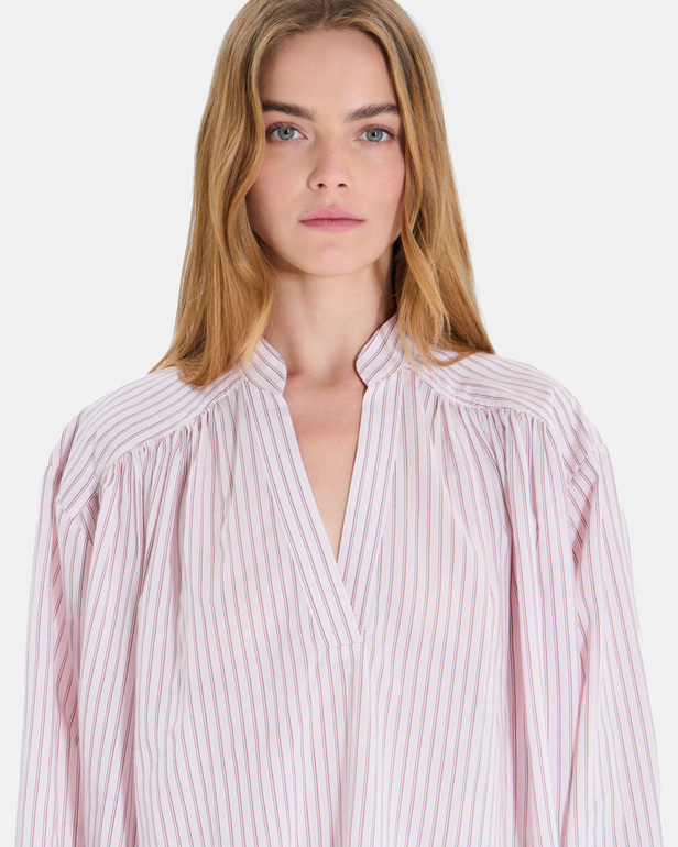 Blandine Blouse Lightweight striped blouse with long sleeves ZAPA