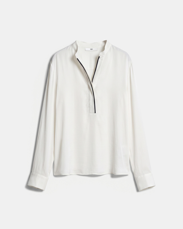 Beca Blouse Flowy off-white blouse with long sleeves ZAPA