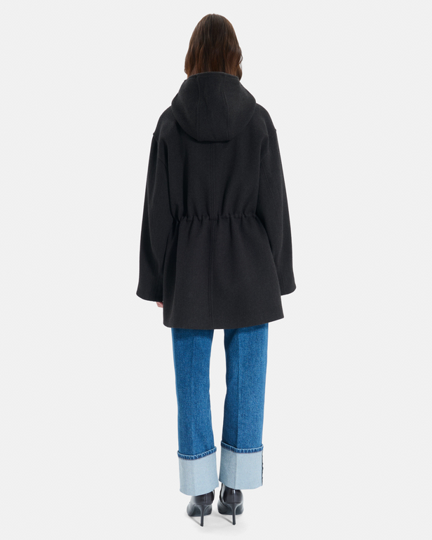 Marina Coat Chocolate wool coat ZAPA