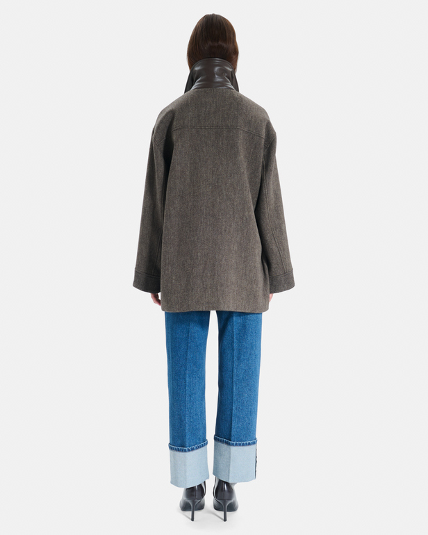 Marilou Coat Hazelnut wool coat ZAPA