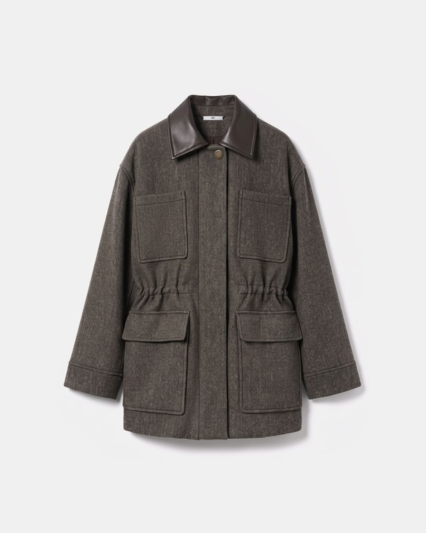 Marilou Coat Hazelnut wool coat ZAPA