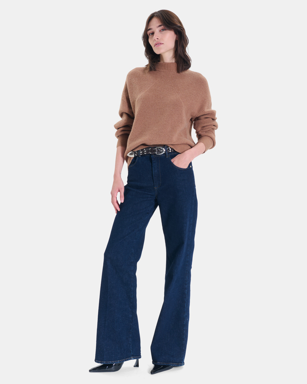 Neila sweater Cinnamon merino wool sweater ZAPA