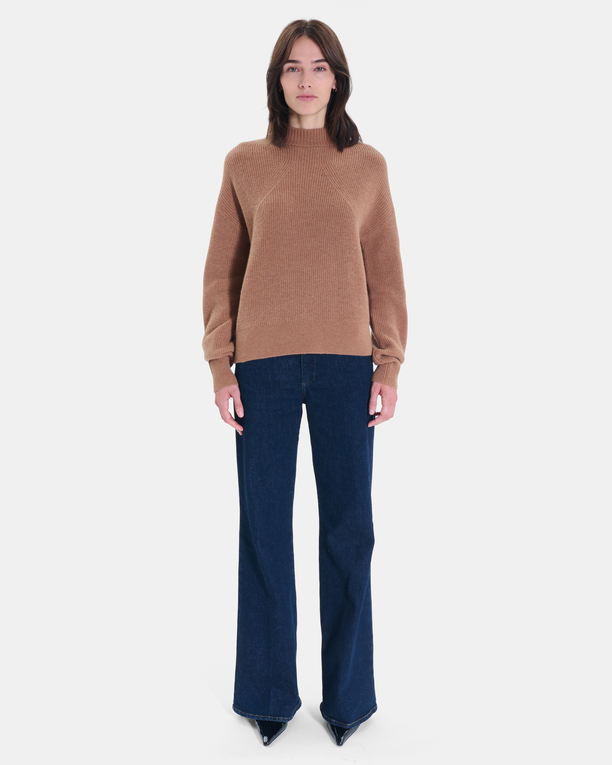 Neila sweater Cinnamon merino wool sweater ZAPA