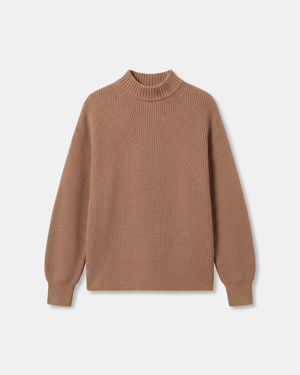 Neila sweater Cinnamon merino wool sweater ZAPA