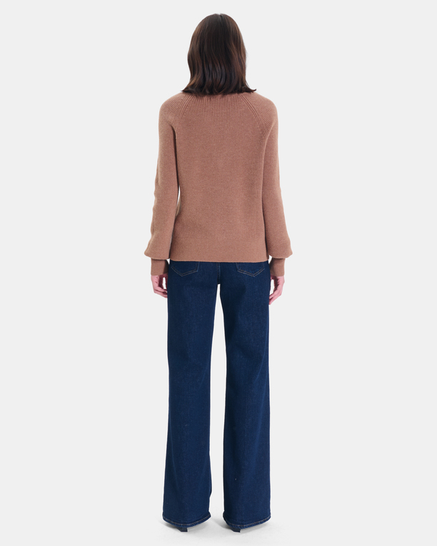 Ness sweater Cinnamon merino wool sweater ZAPA