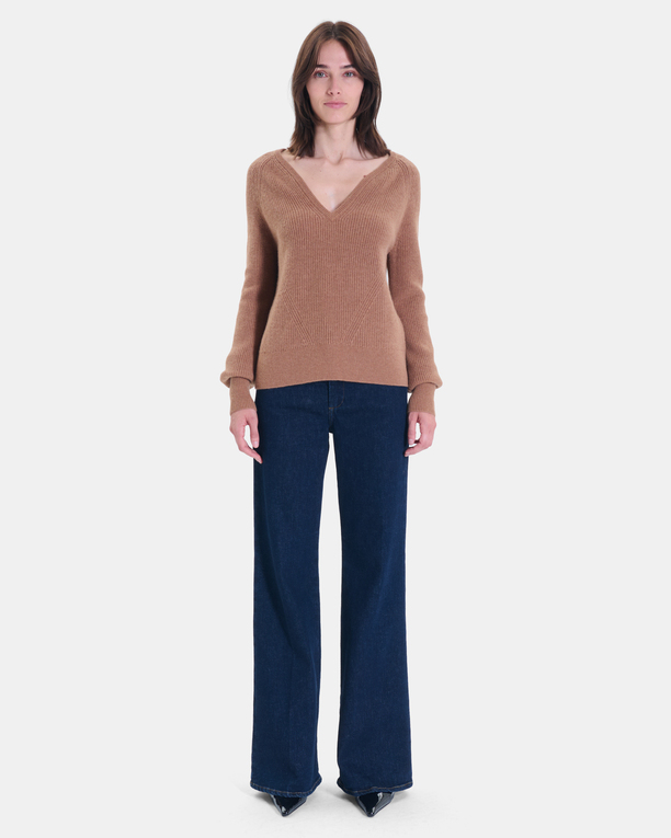 Ness sweater Cinnamon merino wool sweater ZAPA
