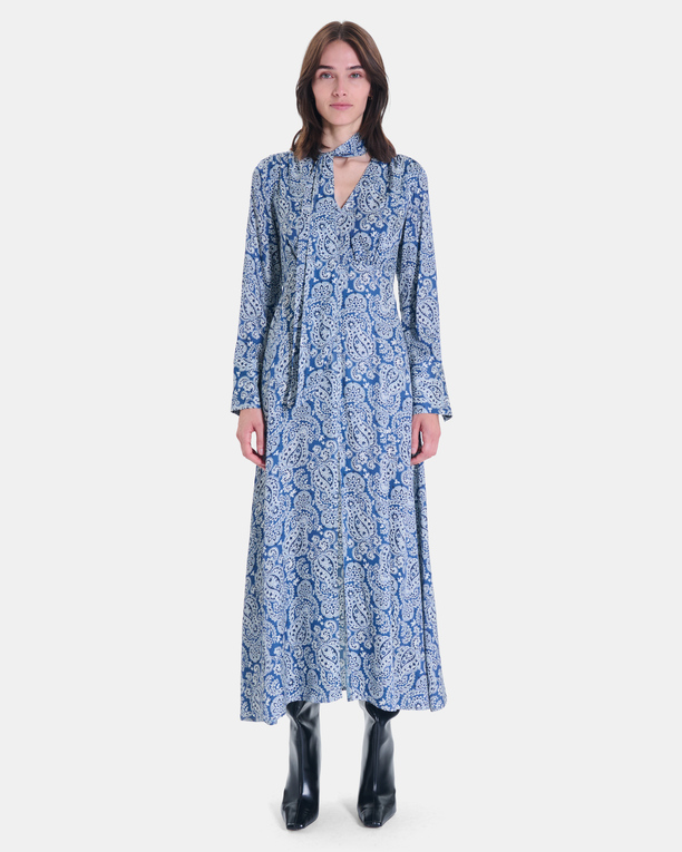 Remila dress Long, flowing dress with a paisley print ZAPA