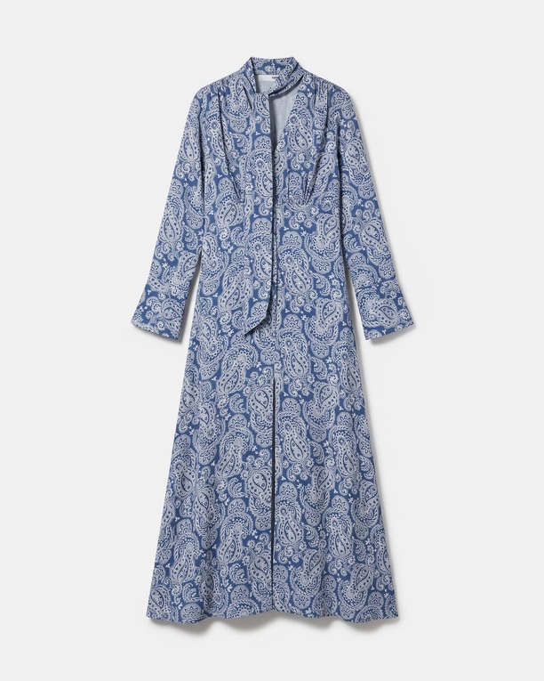 Remila dress Long, flowing dress with a paisley print ZAPA