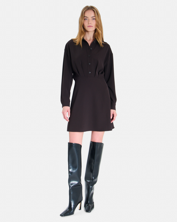 Ralice Dress Chocolate shirt dress ZAPA