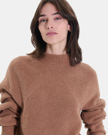 Neila sweater Cinnamon merino wool sweater ZAPA