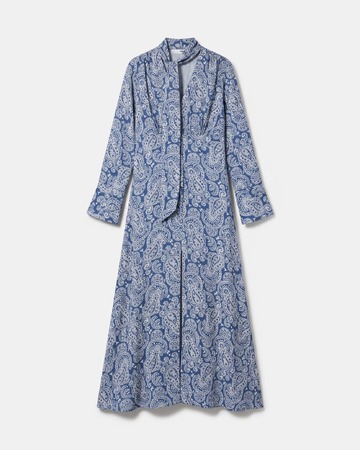 Remila dress Long, flowing dress with a paisley print ZAPA