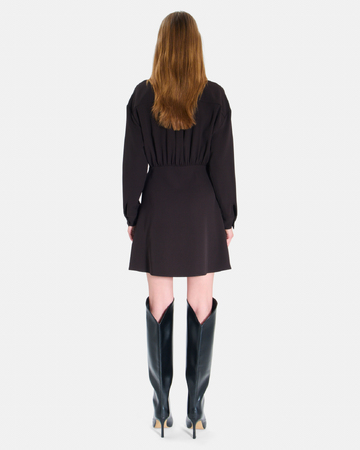 Ralice Dress Chocolate shirt dress ZAPA
