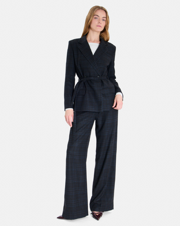 Valy Jacket Belted wool blazer ZAPA
