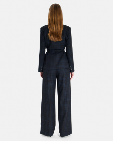 Valy Jacket Belted wool blazer ZAPA