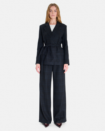 Valy Jacket Belted wool blazer ZAPA
