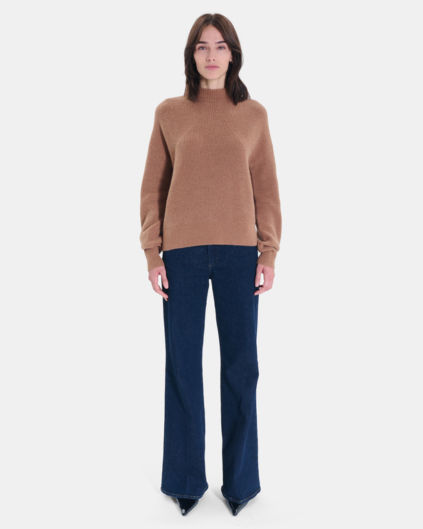 Neila sweater Cinnamon merino wool sweater ZAPA