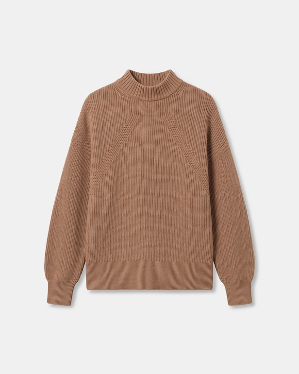 Neila sweater Cinnamon merino wool sweater ZAPA