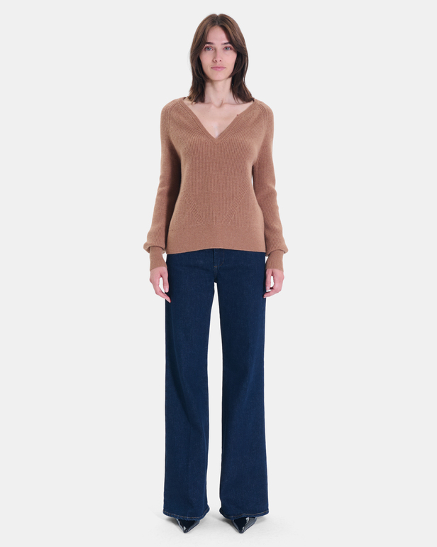 Ness sweater Cinnamon merino wool sweater ZAPA
