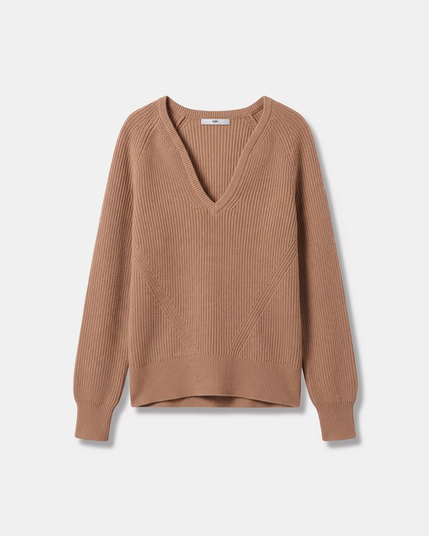 Ness sweater Cinnamon merino wool sweater ZAPA