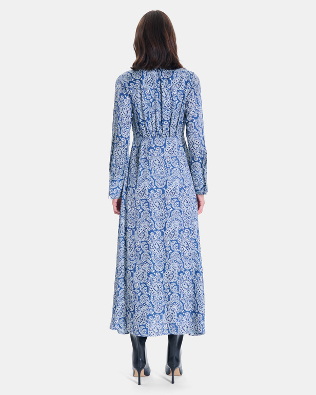 Remila dress Long, flowing dress with a paisley print ZAPA