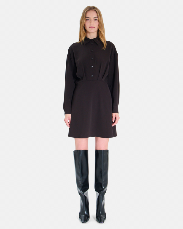 Ralice Dress Chocolate shirt dress ZAPA